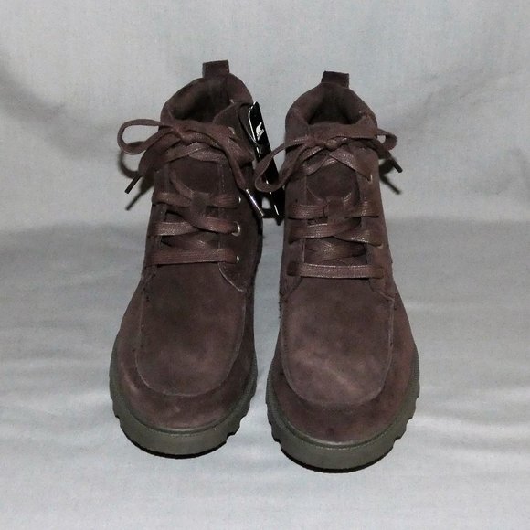 Sorel brown suede waterproof lace-up boots - Picture 2 of 10